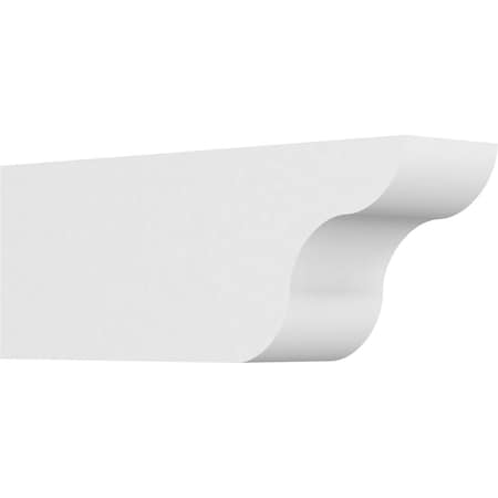 Ekena Millwork Standard Carmel Architectural Grade PVC Rafter Tail, 4"W X 6"H X 16"L RFTP04X06X16CAR